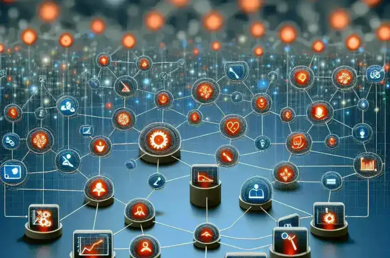 "Flowchart detailing digital process mining techniques used to identify inefficiencies in enterprise workflows, showcasing data analysis and optimization strategies."