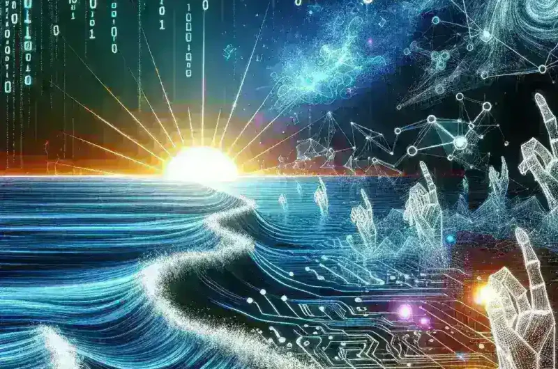 "Visual representation of the future of web data, showcasing concepts of privacy, artificial intelligence, and automation in a digital landscape, reflecting innovative technologies and data management strategies."