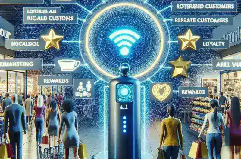 "Salesforce AI-powered customer loyalty program dashboard showcasing analytics and insights for U.S. retail businesses."